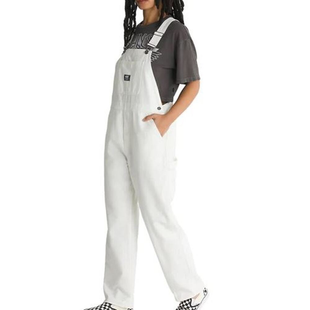 Vans Ground Work Overalls Womens XS Canvas Carpenter Style NWT